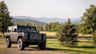 Illustration for article titled Bollinger's 200-Mile Electric Truck Is Fantastically Rugged And Basic